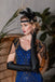 Maxi vestito flapper con paillettes anni '20