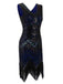 Vestito flapper con paillettes anni '20