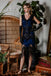 Vestito flapper con paillettes anni '20